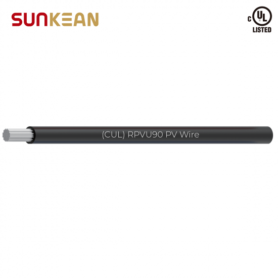 2kV 3/0AWG RPVU90 PV Wire Aluminum alloy single layer
