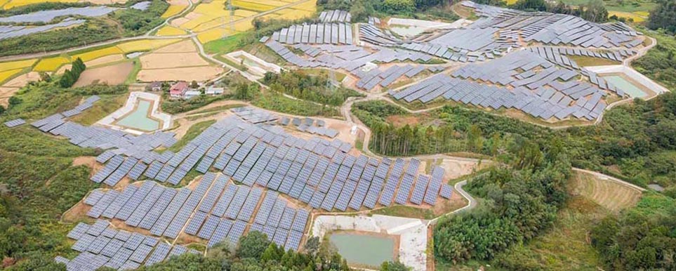  60MW  SUIMEI 日本の太陽エネルギーシステムプロジェクト 2020 
